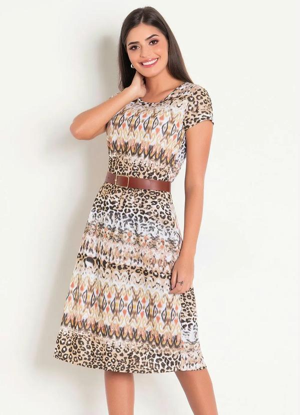 Rosalie - Vestido Midi Mix de Estampa 7