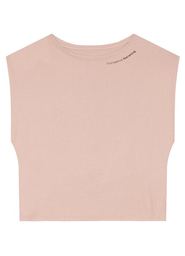 Enfim - Blusa Find Balance Feel Strong Active Nude