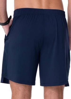 Zee Rucci - Bermuda Bolso com Zíper Mulet Azul Navy - ZEE RUCCI