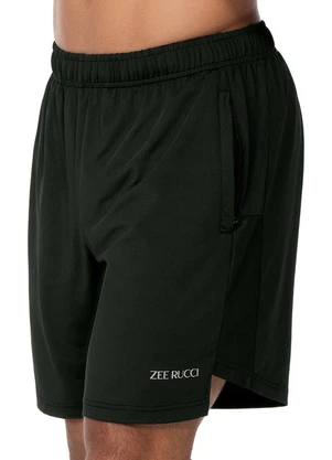 Zee Rucci - Bermuda Bolso com Zíper Mulet Preto - ZEE RUCCI