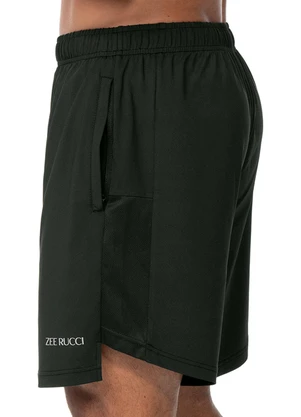 Zee Rucci - Bermuda Bolso com Zíper Mulet Preto - ZEE RUCCI