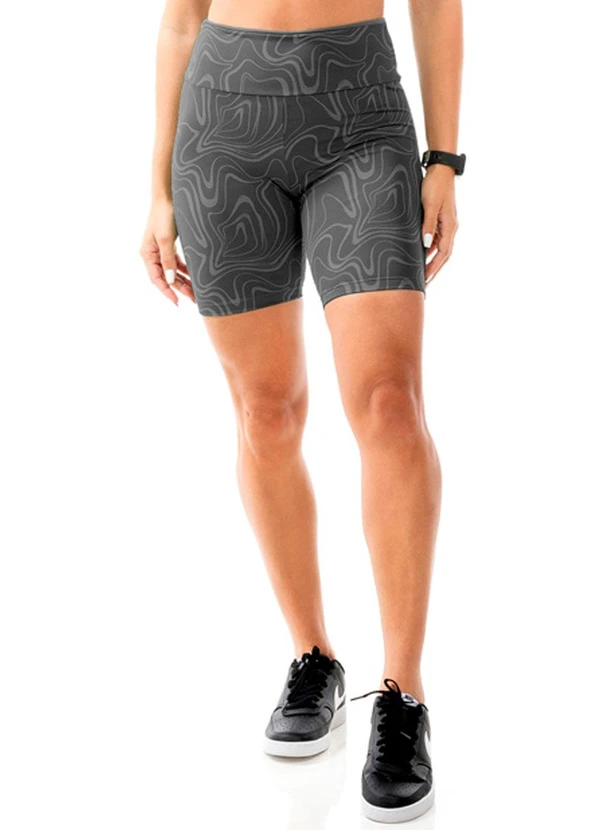 Cobertura - Bermuda Cilista Feminina Cinza