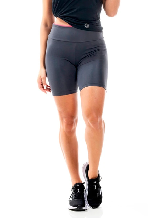 Cobertura - Bermuda Cilista Feminina Cinza
