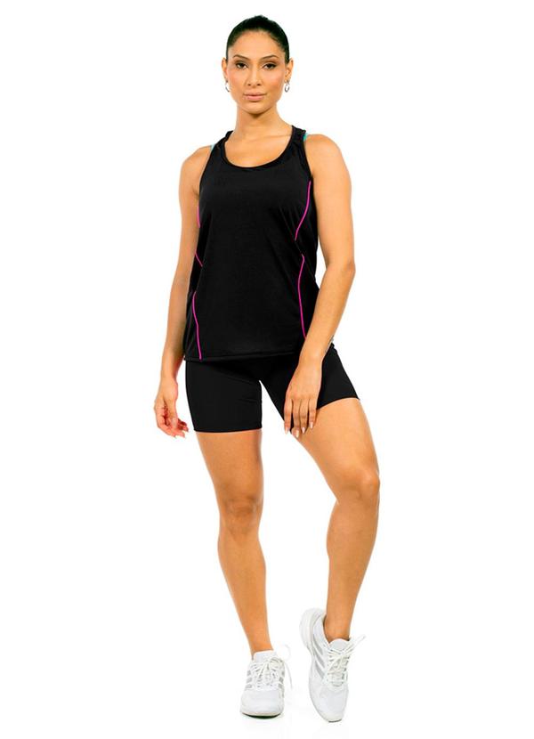 Cobertura - Bermuda Cilista Feminina Preto 2