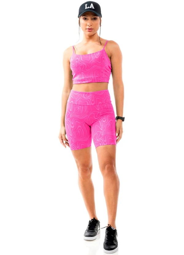 Cobertura - Bermuda Cilista Feminina Rosa 2