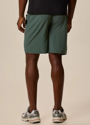 Malwee - Bermuda com Bolso em Tafetá Active Verde - MALWEE