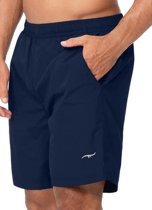 Zee Rucci - Bermuda com Short Interno e Bolso Azul Navy - ZEE RUCCI