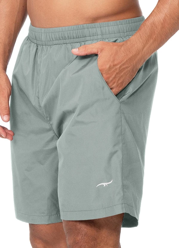 Zee Rucci - Bermuda com Short Interno e Bolso Verde Claro
