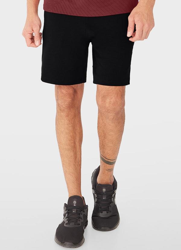 Enfim - Bermuda Comfort em Moletom Active Preto