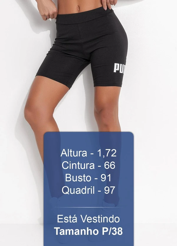 Puma - Bermuda Ess Logo 7 Preto 15