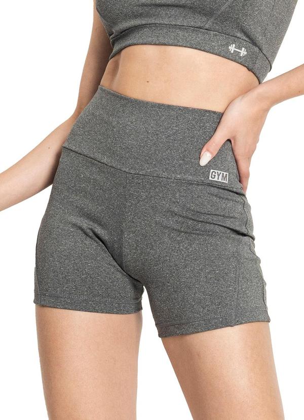 Rovitex - Bermuda Feminina Ftk Fitness Cinza