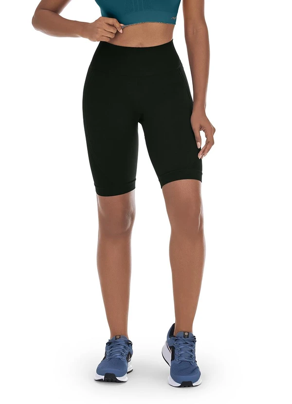 Zee Rucci - Bermuda Fitness High Rise Preto