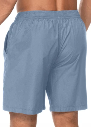 Zee Rucci - Bermuda Fitness Masculina com Bolso Azul Claro - ZEE RUCCI