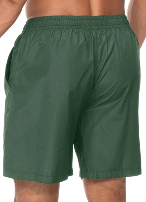 Zee Rucci - Bermuda Fitness Masculina com Bolso Verde Escuro - ZEE RUCCI