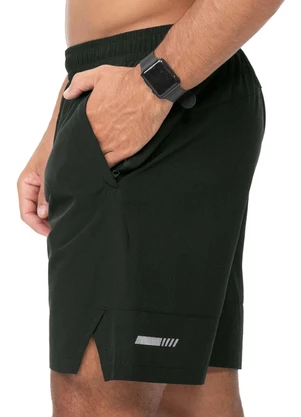 Zee Rucci - Bermuda Masculina Detalhe Refletivo Preto - ZEE RUCCI