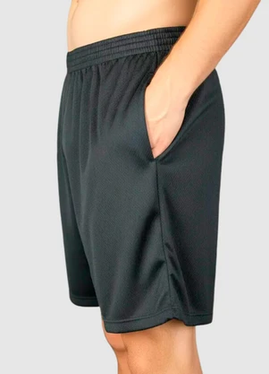 Yends Fashion - Bermuda Masculina Fitness Dry Fit Preto - YENDS FASHION