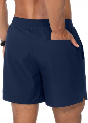 Zee Rucci - Bermuda Masculina Short Interno e Bolso Azul - ZEE RUCCI