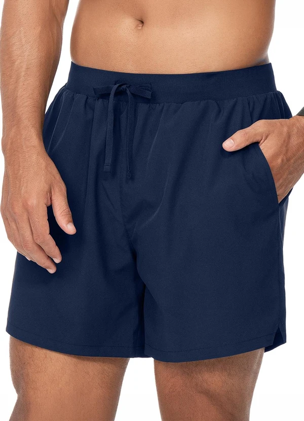 Zee Rucci - Bermuda Masculina Short Interno e Bolso Azul