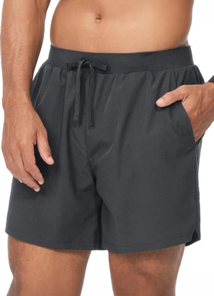 Zee Rucci - Bermuda Masculina Short Interno e Bolso Cinza - ZEE RUCCI