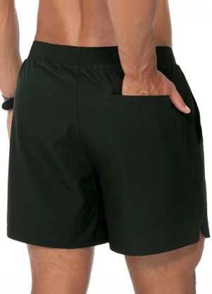 Zee Rucci - Bermuda Masculina Short Interno e Bolso Preto - ZEE RUCCI