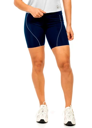 Cobertura - Short Ciclista Power FemininaAzul - COBERTURA