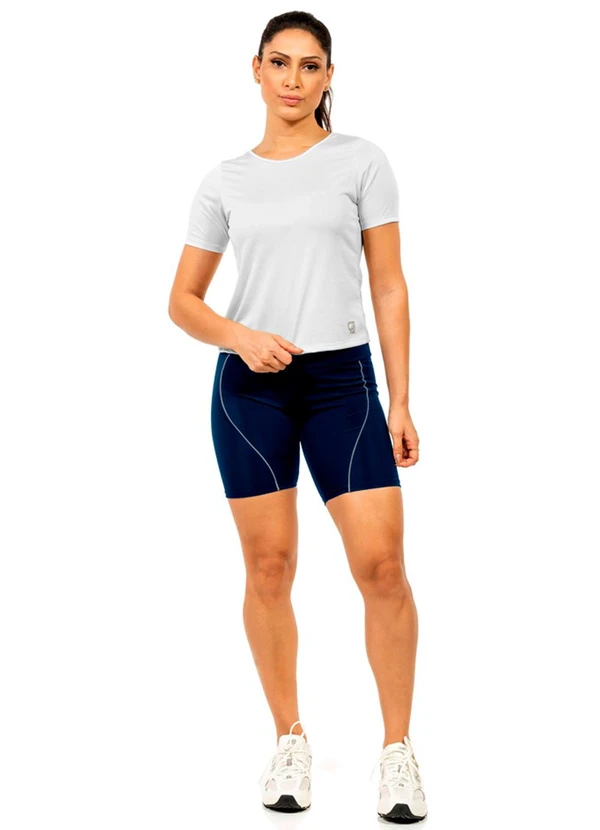 Cobertura - Short Ciclista Power FemininaAzul 2