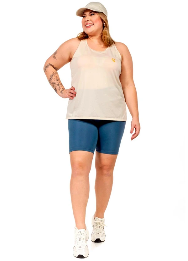 Cobertura - Short Ciclista Power FemininaAzul 2