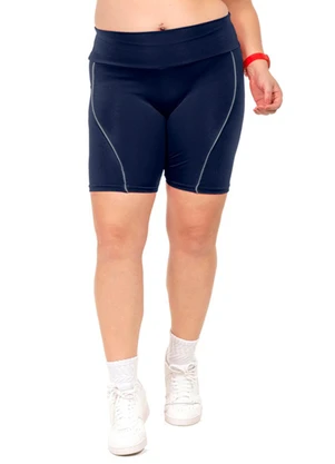 Cobertura - Short Ciclista Power FemininaAzul - COBERTURA