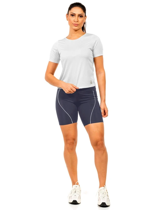 Cobertura - Short Ciclista Power FemininaCinza 2