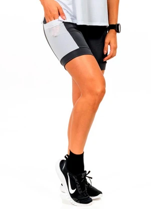 Cobertura - Short Ciclista Power FemininaCinza - COBERTURA