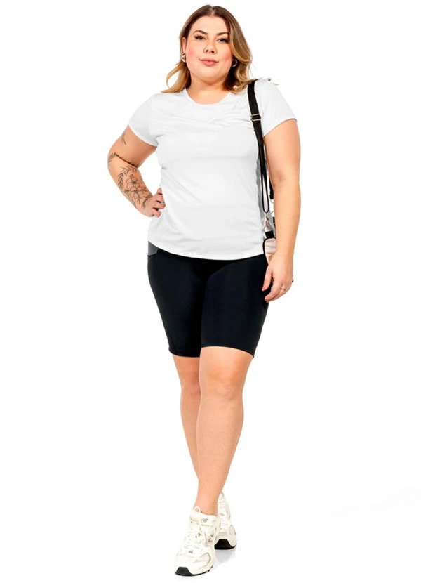 Cobertura - Short Ciclista Power FemininaCinza 2