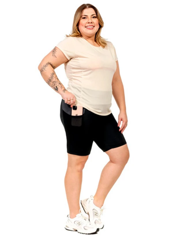 Cobertura - Short Ciclista Power FemininaCinza 3