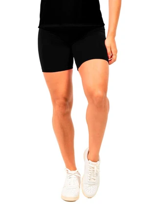 Cobertura - Short Ciclista Power FemininaPreto - COBERTURA