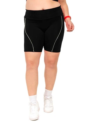 Cobertura - Short Ciclista Power FemininaPreto - COBERTURA