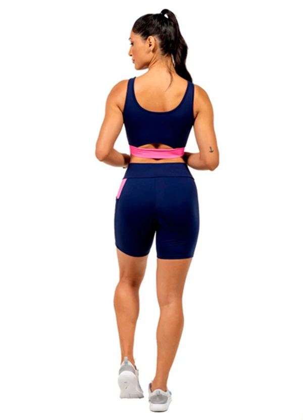 Cobertura - Short Ciclista Power FemininaRosa  3