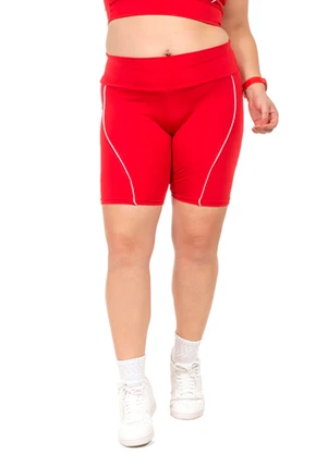 Cobertura - Short Ciclista Power FemininaVermelho - COBERTURA