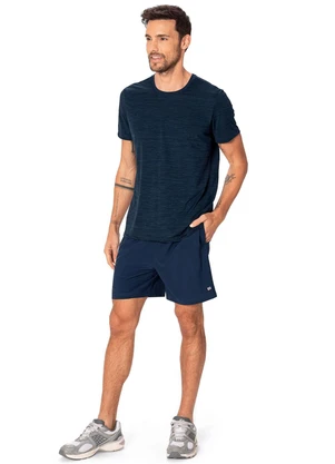 Malwee - Shorts Básico Masculino em Tafetá Active Azul - MALWEE