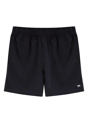 Malwee - Shorts Básico Masculino em Tafetá Active Preto - MALWEE