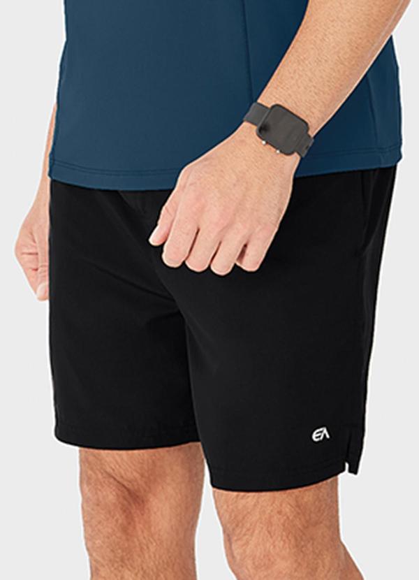 Enfim - Shorts com Refletivo Active Preto