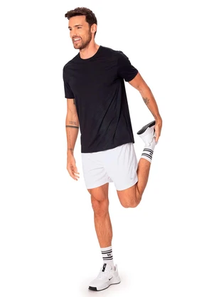 Malwee - Shorts Esportivo Masculino Active Branco - MALWEE