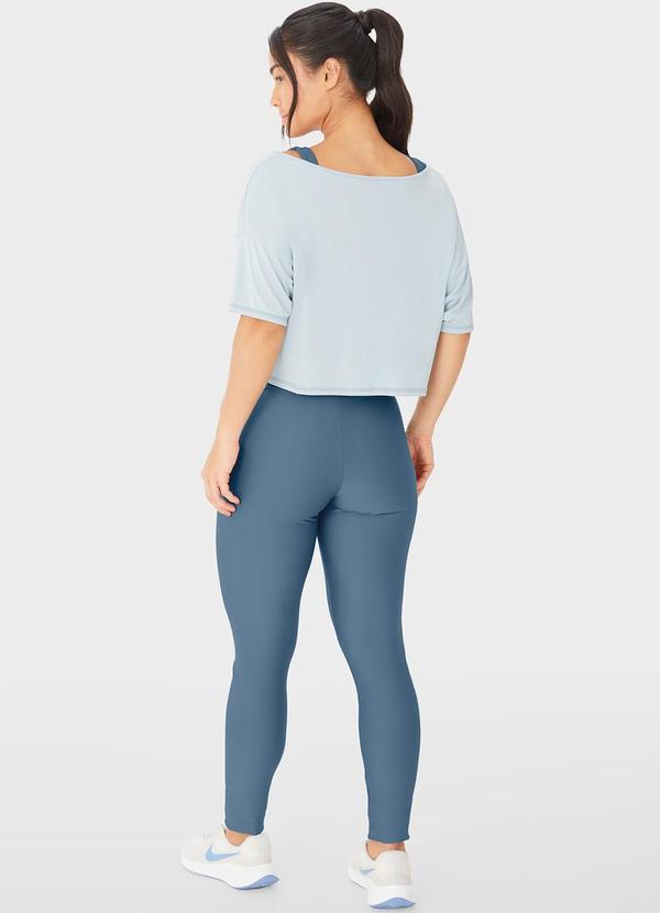 Enfim - Blusa Ampla em Malha Dry Active Azul 4