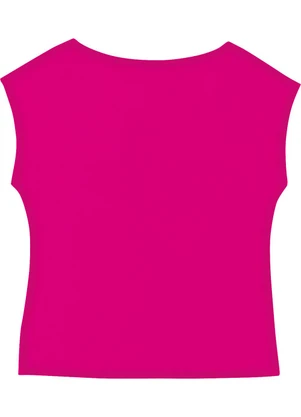 Malwee - Blusa Ampla em Malha Dry Rosa Escuro - MALWEE