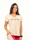 Cobertura - Blusa com Estampa Feminina Rosa  - variação: Bege