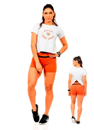 Cobertura - Blusa com Estampa Feminina Branco - COBERTURA