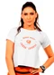 Cobertura - Blusa com Estampa Feminina Branco - variação: Branco