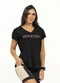 Cobertura - Blusa com Estampa Feminina Rosa  - variação: Preto
