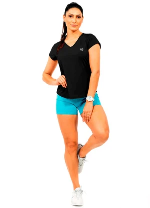 Cobertura - Blusa com Estampa Feminina Preto - COBERTURA