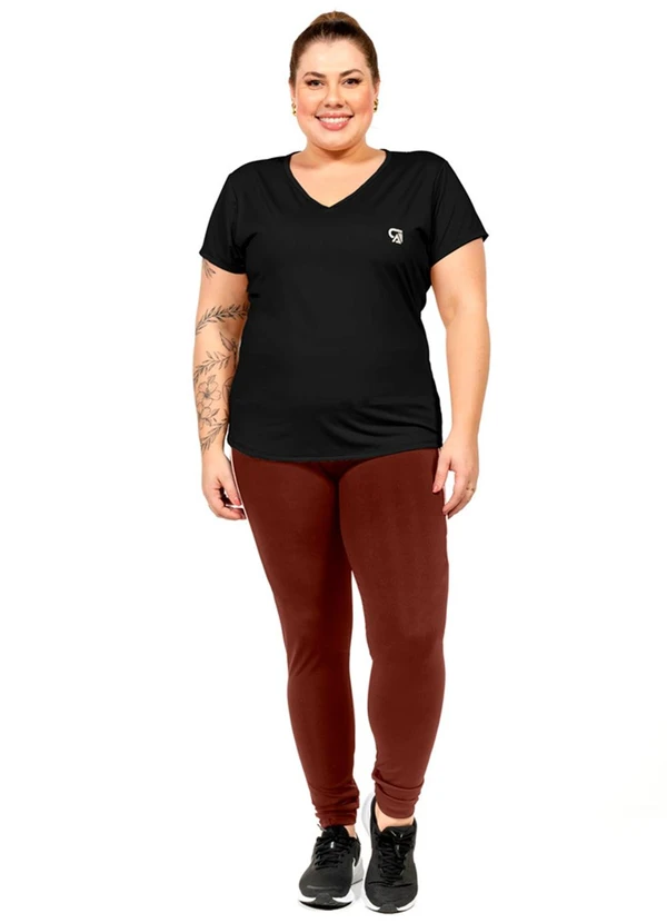 Cobertura - Blusa com Estampa Feminina Preto 2