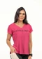 Cobertura - Blusa com Estampa Feminina Rosa  - variação: Rosa