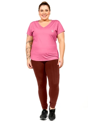 Cobertura - Blusa com Estampa Feminina Rosa  - COBERTURA
